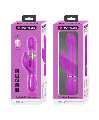 PRETTY LOVE - Twinkled Tenderness Purple 7 vibration functions 4 rolling functions Memory function