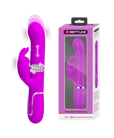 PRETTY LOVE - Twinkled Tenderness Purple 7 vibration functions 4 rotation functions 4 thrusting settings