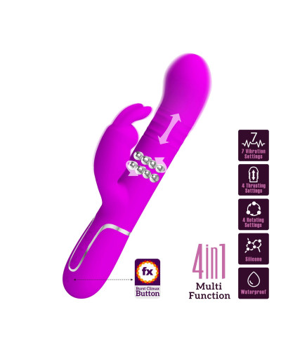 PRETTY LOVE - Twinkled Tenderness Purple 7 vibration functions 4 rotation functions 4 thrusting settings