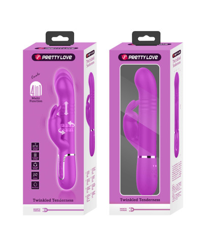 PRETTY LOVE - Twinkled Tenderness Purple 7 vibration functions 4 rotation functions 4 thrusting settings