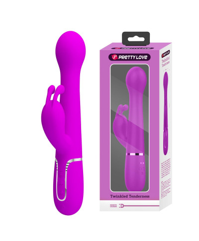 PRETTY LOVE - Twinkled Tenderness Purple 7 vibration functions 4 thrusting settings 4 rotation functions