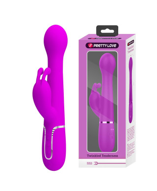 PRETTY LOVE - Twinkled Tenderness Purple 7 vibration functions 4 thrusting settings 4 rotation functions