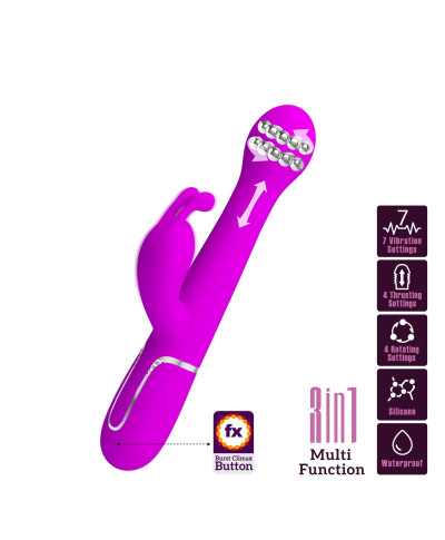 PRETTY LOVE - Twinkled Tenderness Purple 7 vibration functions 4 thrusting settings 4 rotation functions