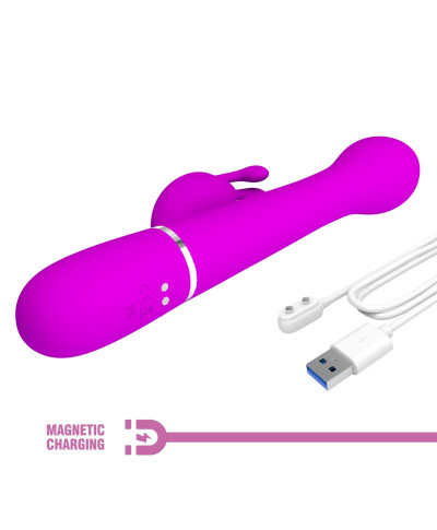 PRETTY LOVE - Twinkled Tenderness Purple 7 vibration functions 4 thrusting settings 4 rotation functions