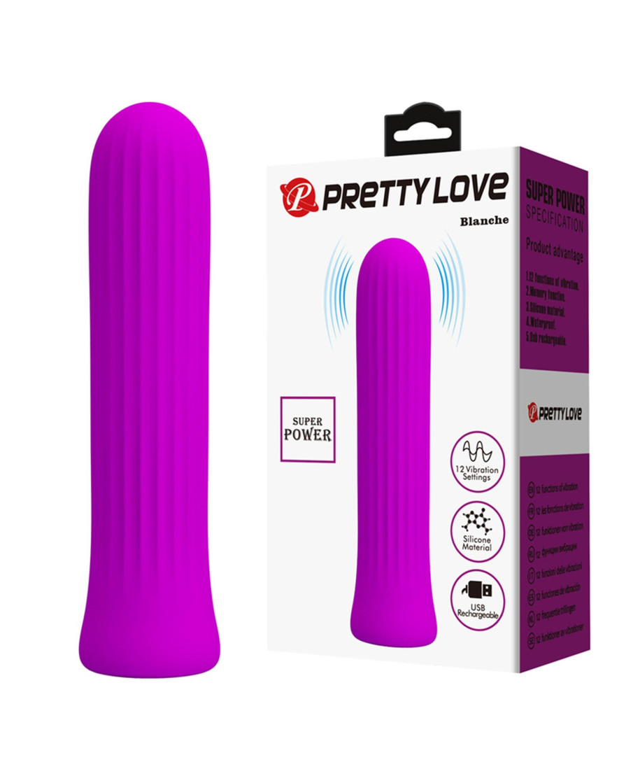 PRETTY LOVE - Blanche Purple 12 vibration functions Memory function