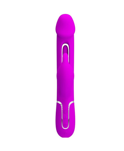 PRETTY LOVE - Kampas Rabbit 3 in 1 multifunction vibrator with tongue violet