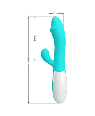 PRETTY LOVE - Snappy light blue 30 vibration functions