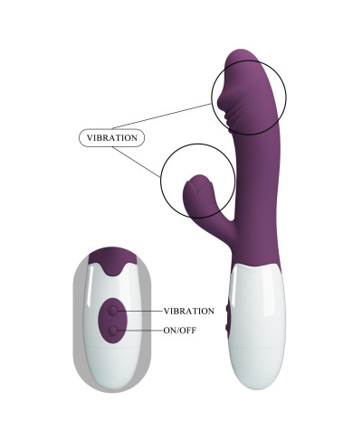 PRETTY LOVE - Snappy dark purple 30 vibration functions