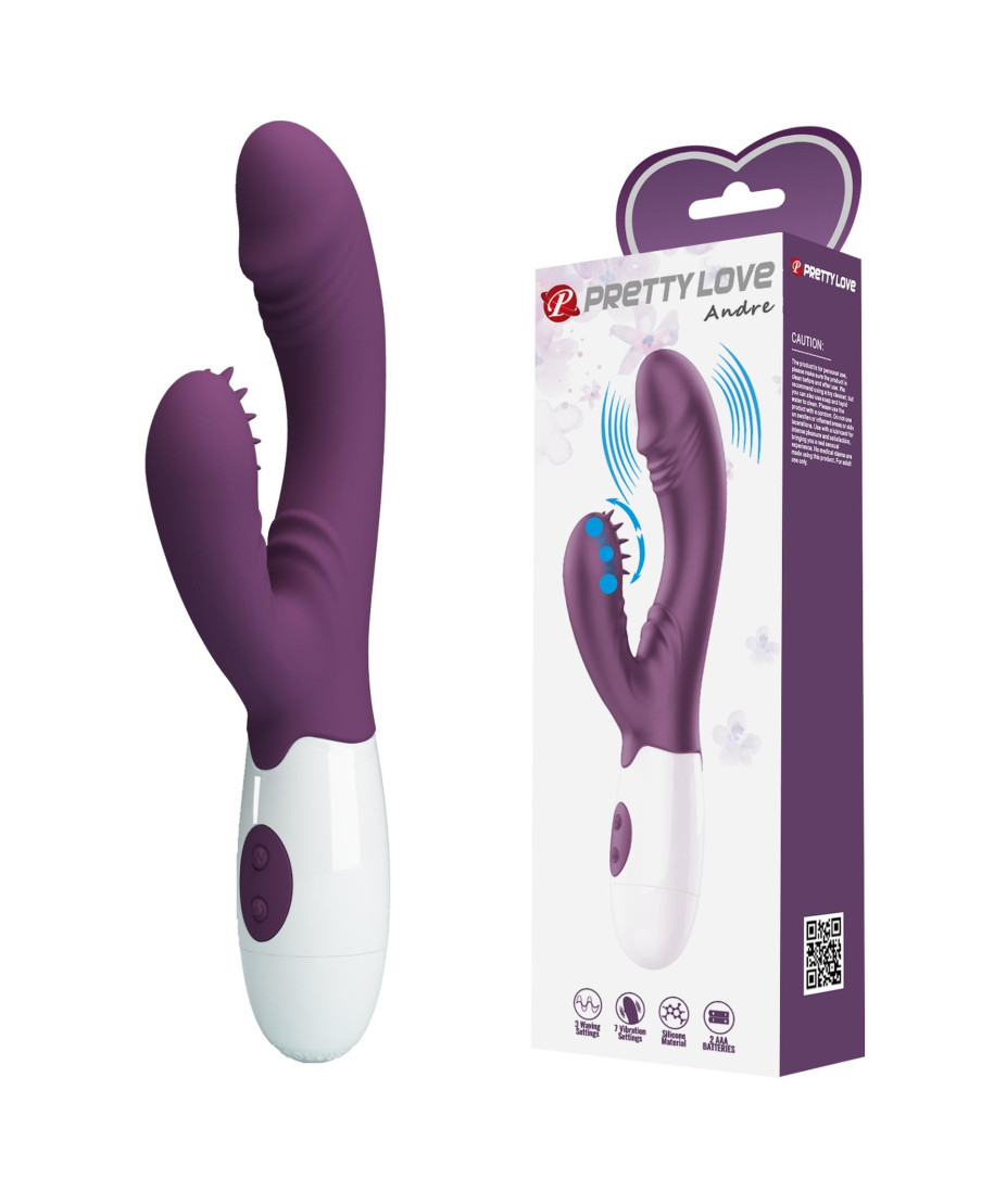 PRETTY LOVE - Andre purple 3 waving modes 7 vibration functions