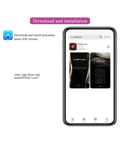 PRETTY LOVE - Abner Mobile APP Long-distance Control 12 vibration functions