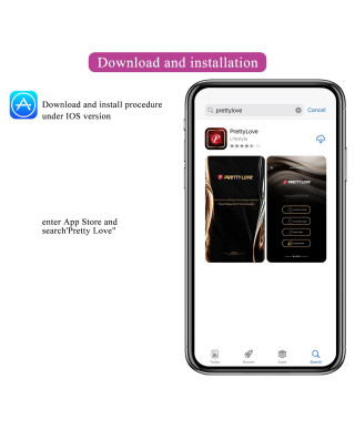 PRETTY LOVE - Abner Mobile APP Long-distance Control 12 vibration functions