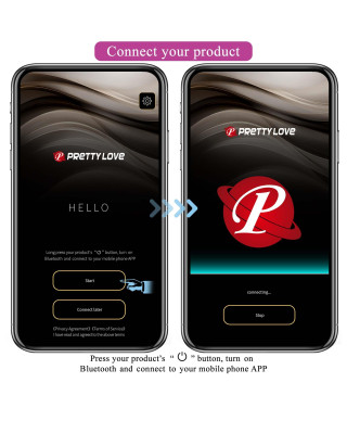 PRETTY LOVE - Abner Mobile APP Long-distance Control 12 vibration functions