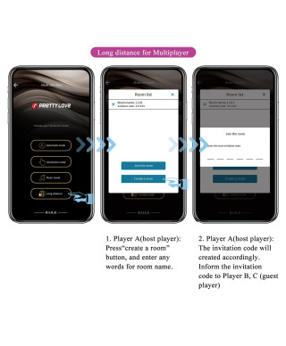 PRETTY LOVE - Abner Mobile APP Long-distance Control 12 vibration functions