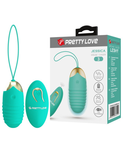 PRETTY LOVE - JESSICA Dream chaser 3 Green Wireless remote control 12 vibration functions