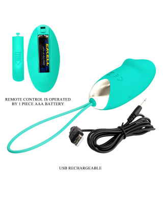 PRETTY LOVE - JULIA Dream chaser 2 Green Wireless remote control 12 vibration functions