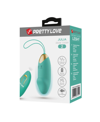 PRETTY LOVE - JULIA Dream chaser 2 Green Wireless remote control 12 vibration functions