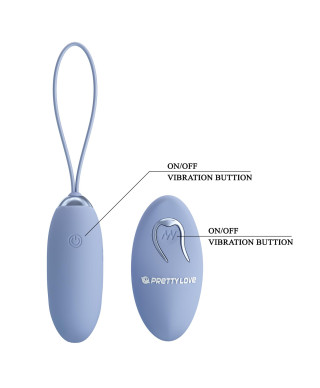 PRETTY LOVE - JULIA Dream chaser 2 Blue Wireless remote control 12 vibration functions