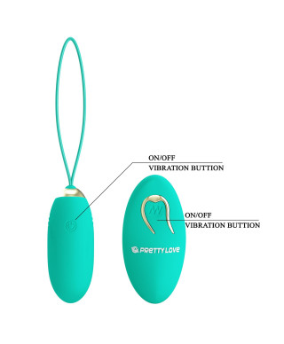 PRETTY LOVE - JENNY Dream chaser 1 Green Wireless remote control 12 vibration functions