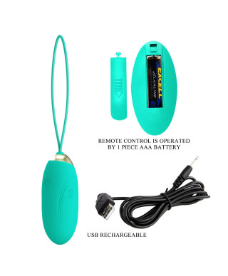 PRETTY LOVE - JENNY Dream chaser 1 Green Wireless remote control 12 vibration functions