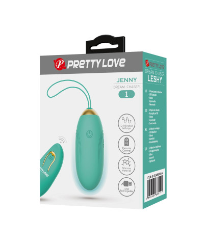 PRETTY LOVE - JENNY Dream chaser 1 Green Wireless remote control 12 vibration functions