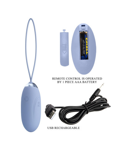 PRETTY LOVE - JENNY Dream chaser 1 Blue Wireless remote control 12 vibration functions