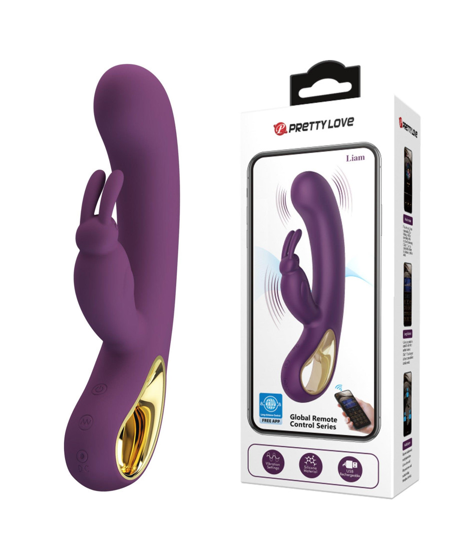 PRETTY LOVE - Liam purple 12 vibration functions Mobile APP Long-distance Control