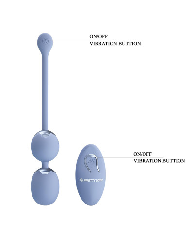 PRETTY LOVE - WILLIE Dream chaser 6 Blue Wireless remote control 12 vibration functions Memory function