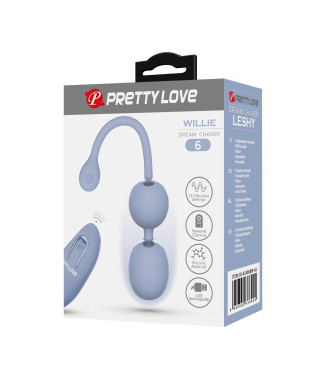 PRETTY LOVE - WILLIE Dream chaser 6 Blue Wireless remote control 12 vibration functions Memory function