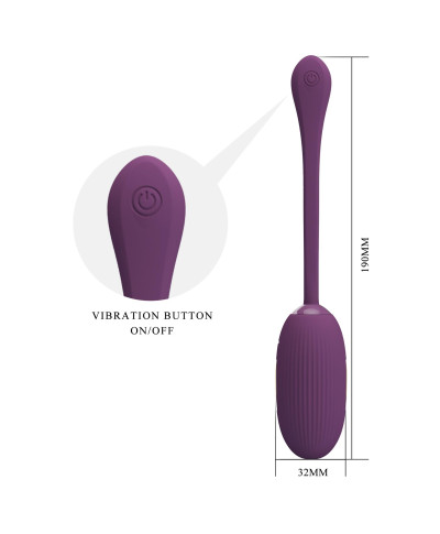 PRETTY LOVE - Doreen 12 vibration functions 3 electric shock functions Mobile APP Long-distance Control