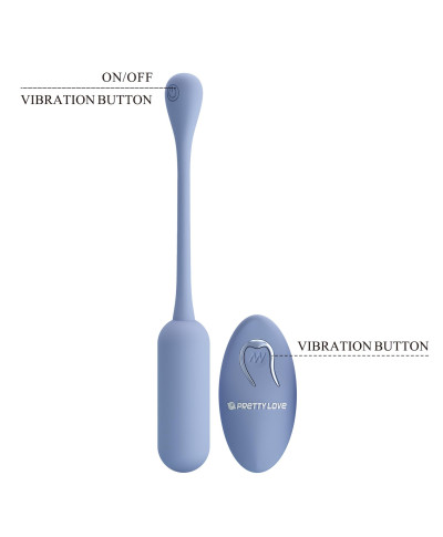 PRETTY LOVE - LECHIES Dream chaser 5 Blue Wireless remote control 12 vibration functions Memory function