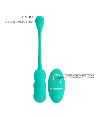 PRETTY LOVE - LESHY Dream Chaser 4 Green 12 vibration functions Wireless remote control