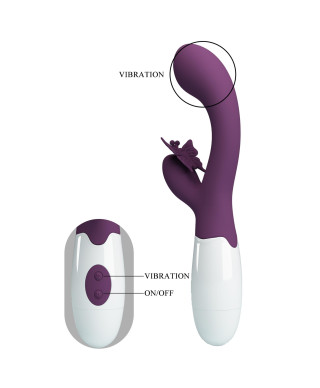 PRETTY LOVE - Butterfly Kiss purple 30 vibration functions