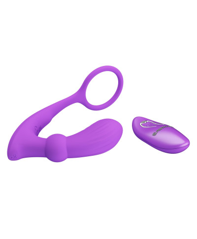 PRETTY LOVE - Warren Purple Wireless remote control 12 pulse wave settings 12 vibration functions