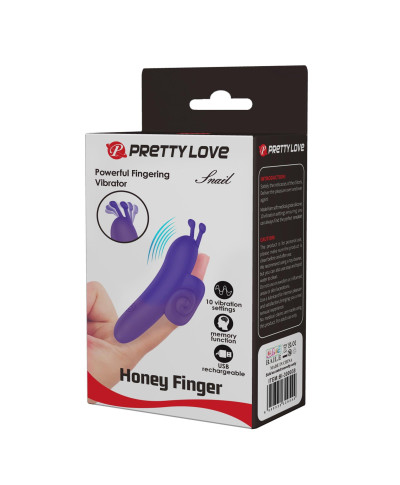 PRETTY LOVE - Snail Honey Finger 10 vibration functions Memory function