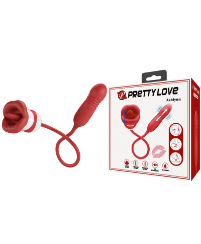 PRETTY LOVE - Ashlynn 5 vibration functions 5 thrusting settings 5 licking settings