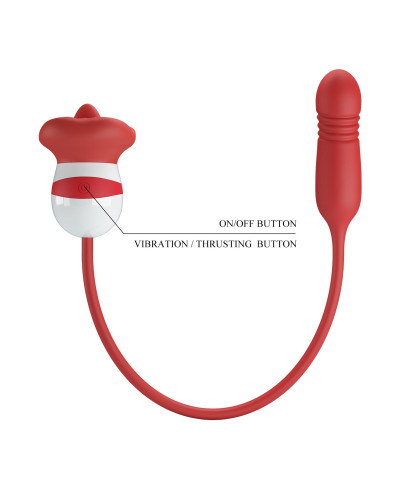 PRETTY LOVE - Ashlynn 5 vibration functions 5 thrusting settings 5 licking settings