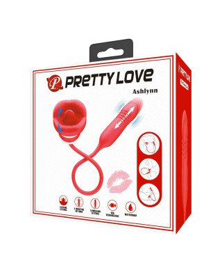 PRETTY LOVE - Ashlynn 5 vibration functions 5 thrusting settings 5 licking settings