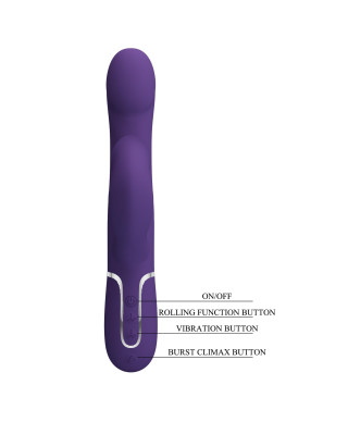 PRETTY LOVE - Falin dark Purple 7 vibration functions 4 rolling functions Memory function