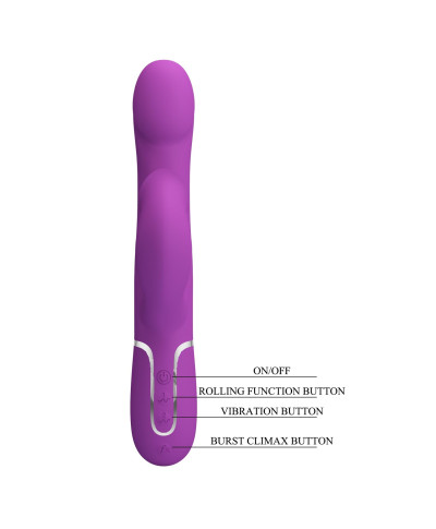 PRETTY LOVE - Falin Purple 7 vibration functions 4 rolling functions Memory function