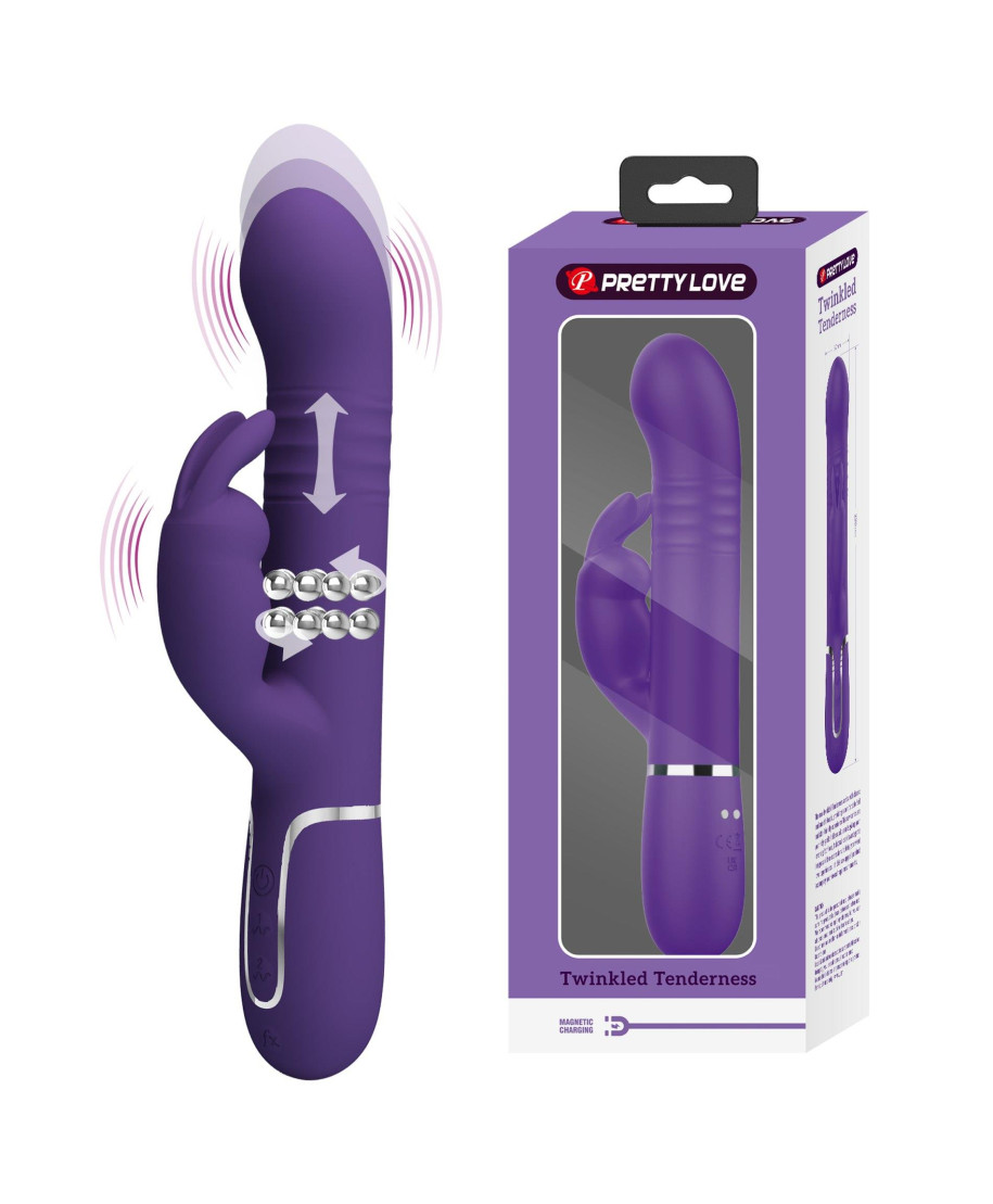 PRETTY LOVE - Coale dark Purple 7 vibration functions 4 rotation functions 4 thrusting settings