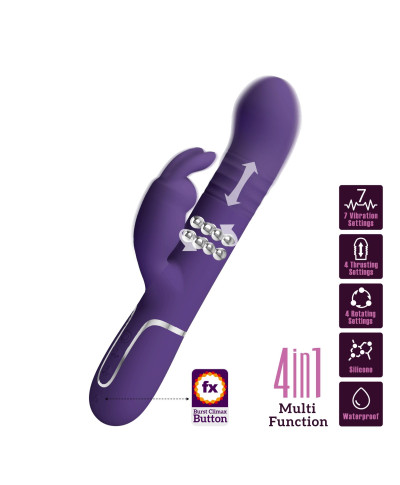 PRETTY LOVE - Coale dark Purple 7 vibration functions 4 rotation functions 4 thrusting settings