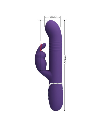 PRETTY LOVE - Coale dark Purple 7 vibration functions 4 rotation functions 4 thrusting settings