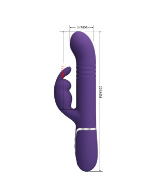 PRETTY LOVE - Coale dark Purple 7 vibration functions 4 rotation functions 4 thrusting settings