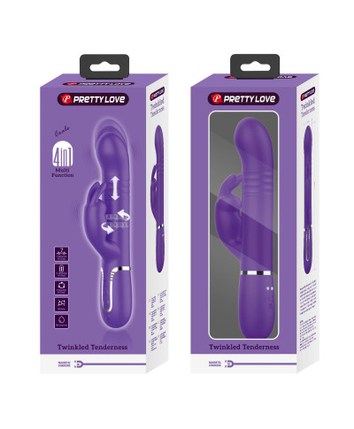 PRETTY LOVE - Coale dark Purple 7 vibration functions 4 rotation functions 4 thrusting settings