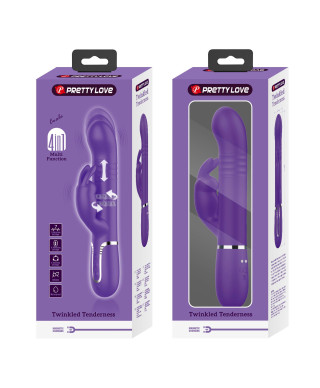 PRETTY LOVE - Coale dark Purple 7 vibration functions 4 rotation functions 4 thrusting settings