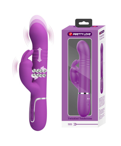 PRETTY LOVE - Coale Purple 7 vibration functions 4 rotation functions 4 thrusting settings