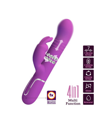 PRETTY LOVE - Coale Purple 7 vibration functions 4 rotation functions 4 thrusting settings