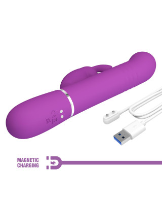 PRETTY LOVE - Coale Purple 7 vibration functions 4 rotation functions 4 thrusting settings