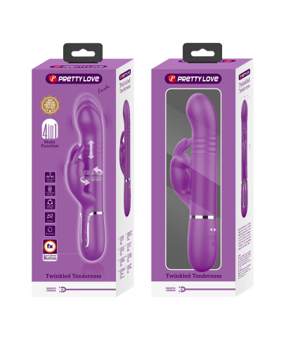 PRETTY LOVE - Coale Purple 7 vibration functions 4 rotation functions 4 thrusting settings