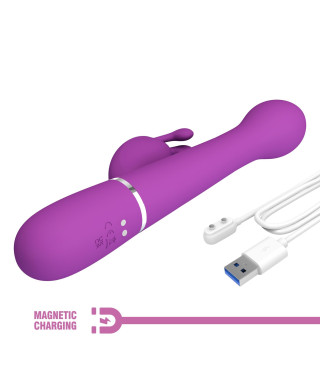 PRETTY LOVE - Dejon Purple 7 vibration functions 4 thrusting settings 4 rotation functions